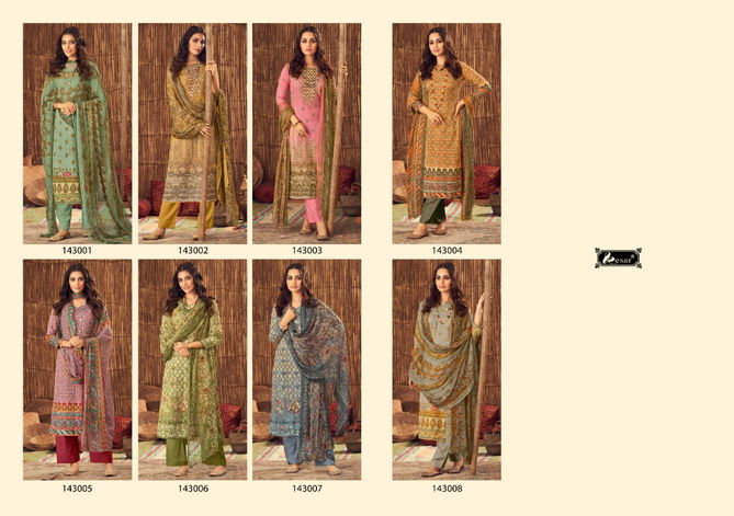 Kesar Sahin Digital Printed Pashmina Casual Wear Dress Material Collection